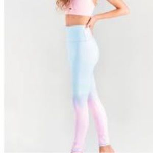 Jala Rainow Cotton Candy colored yoga leggings *NWT* Moving Out of U.S. Sale!!